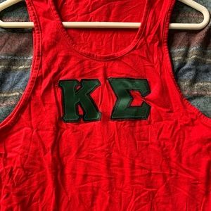 Red | Kappa Sigma Block Letter Tank